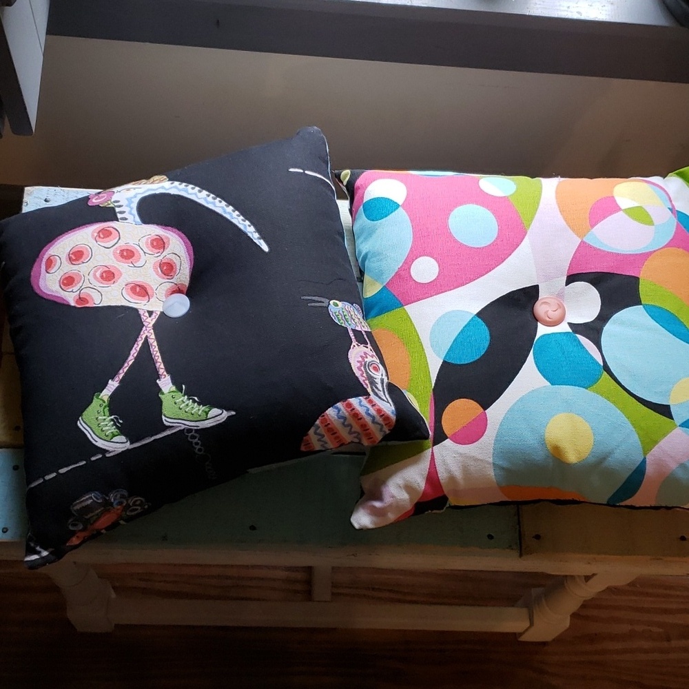 Decorative pillows set handmade